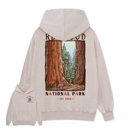 Redwood National Park Washed Hoodie