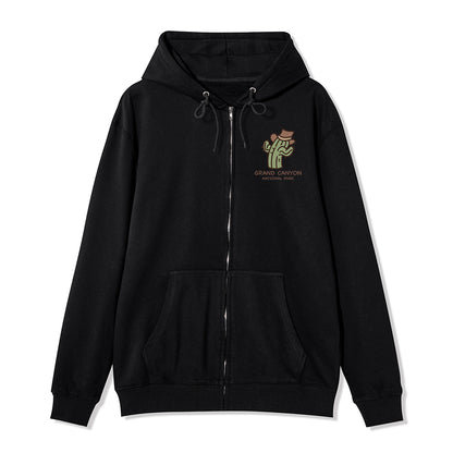 Freeleaf Grand Canyon National Park  Unisex Nature Inspired Fleece Full-Zip Hoodie
