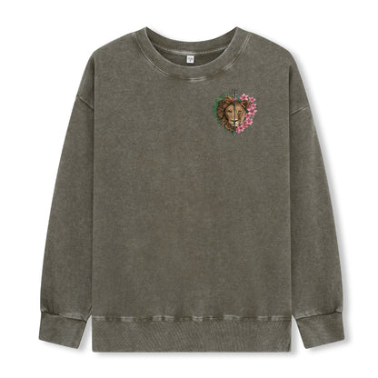 Freeleaf  Wild at Heart Love's Serenade Washed Sweatshirt