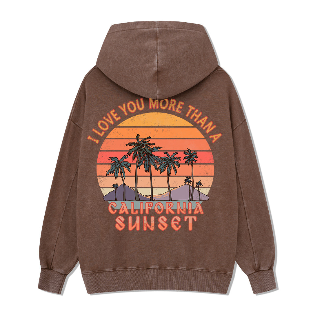 Freeleaf Sunset Reverie Unisex Back-printed Hoodie