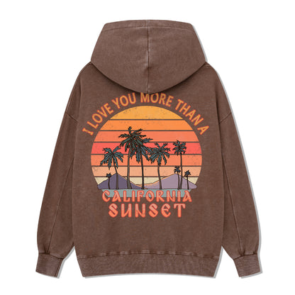 Freeleaf Sunset Reverie Unisex Back-printed Hoodie