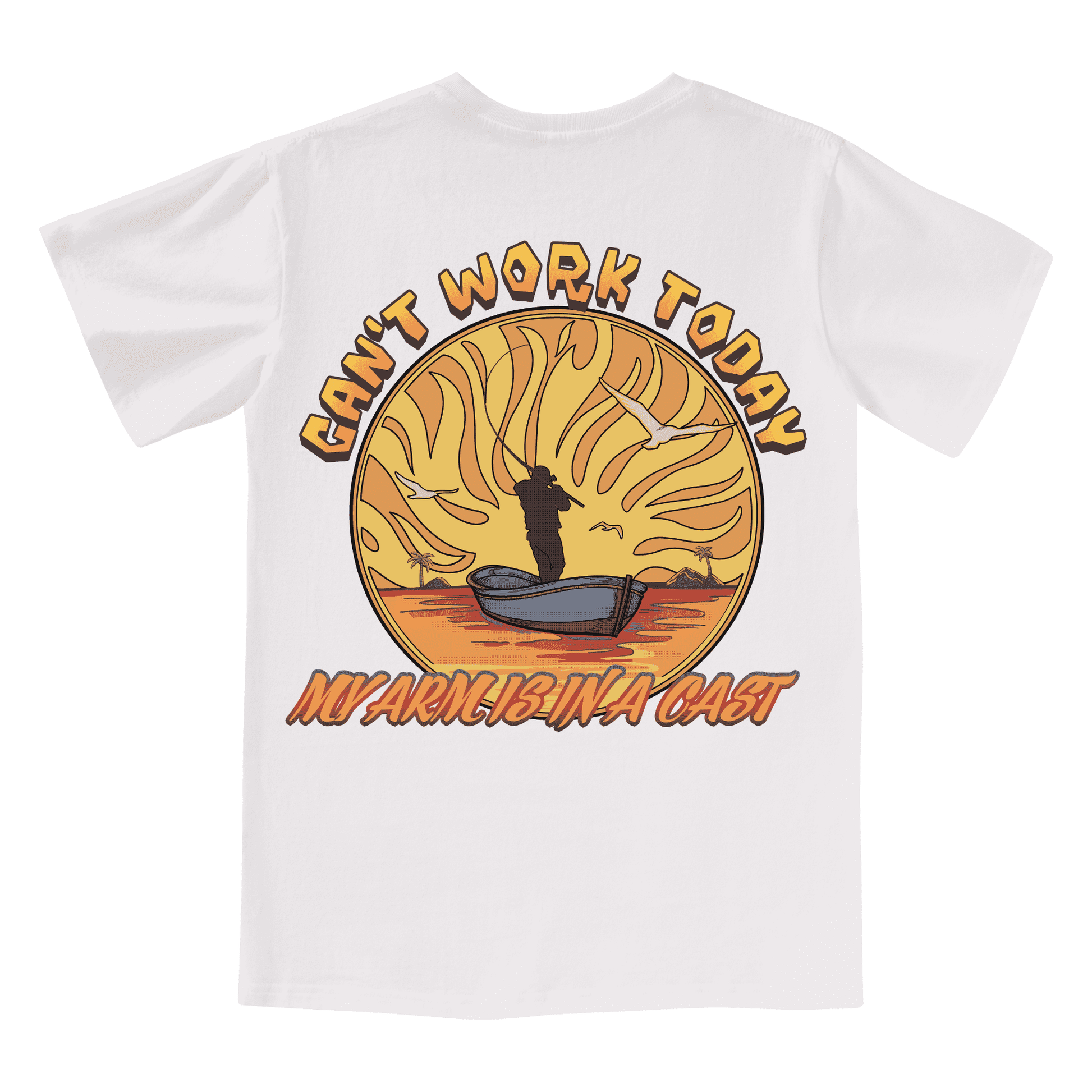 Can't Work Today V neck Tee