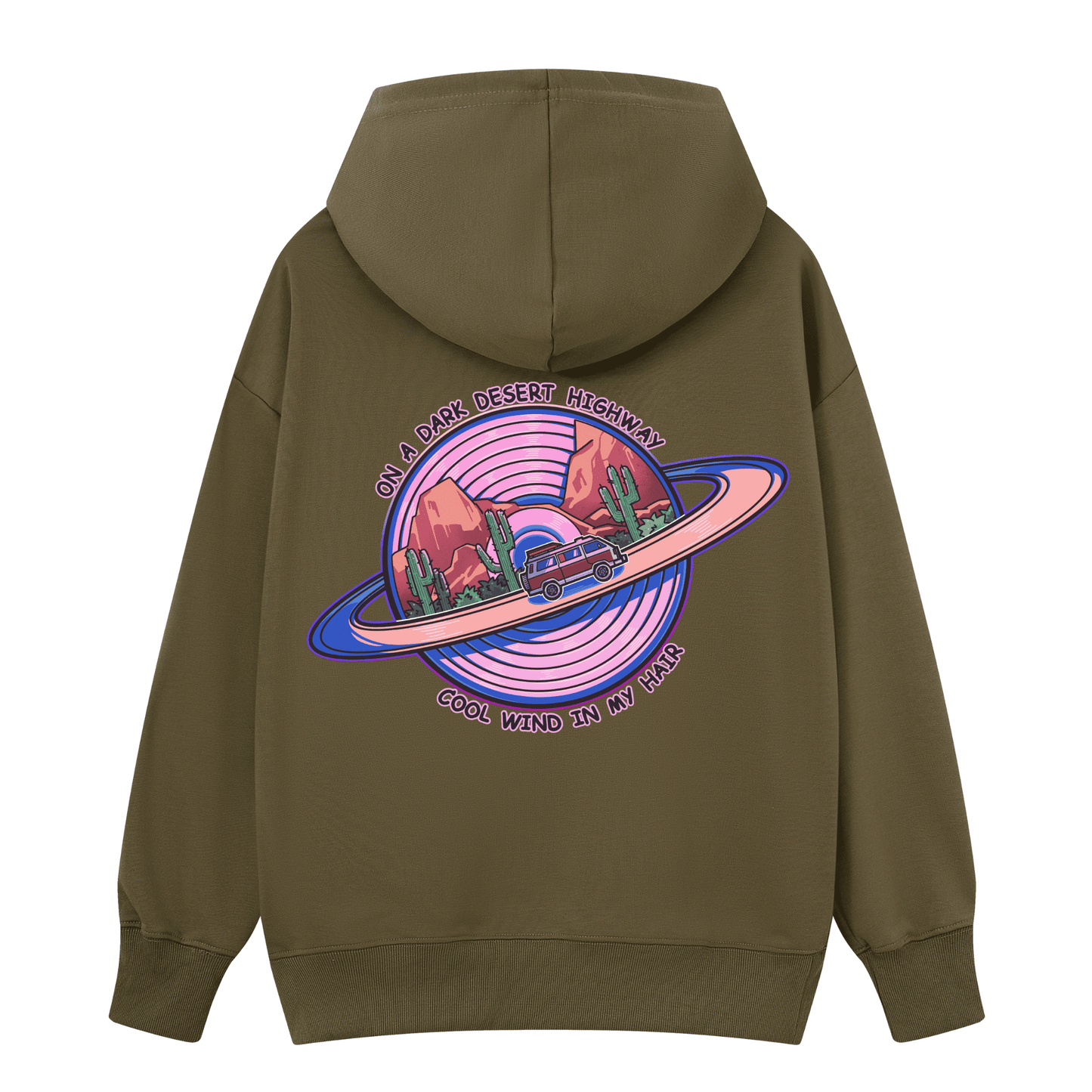 On A Dark Desert Highway Hoodie
