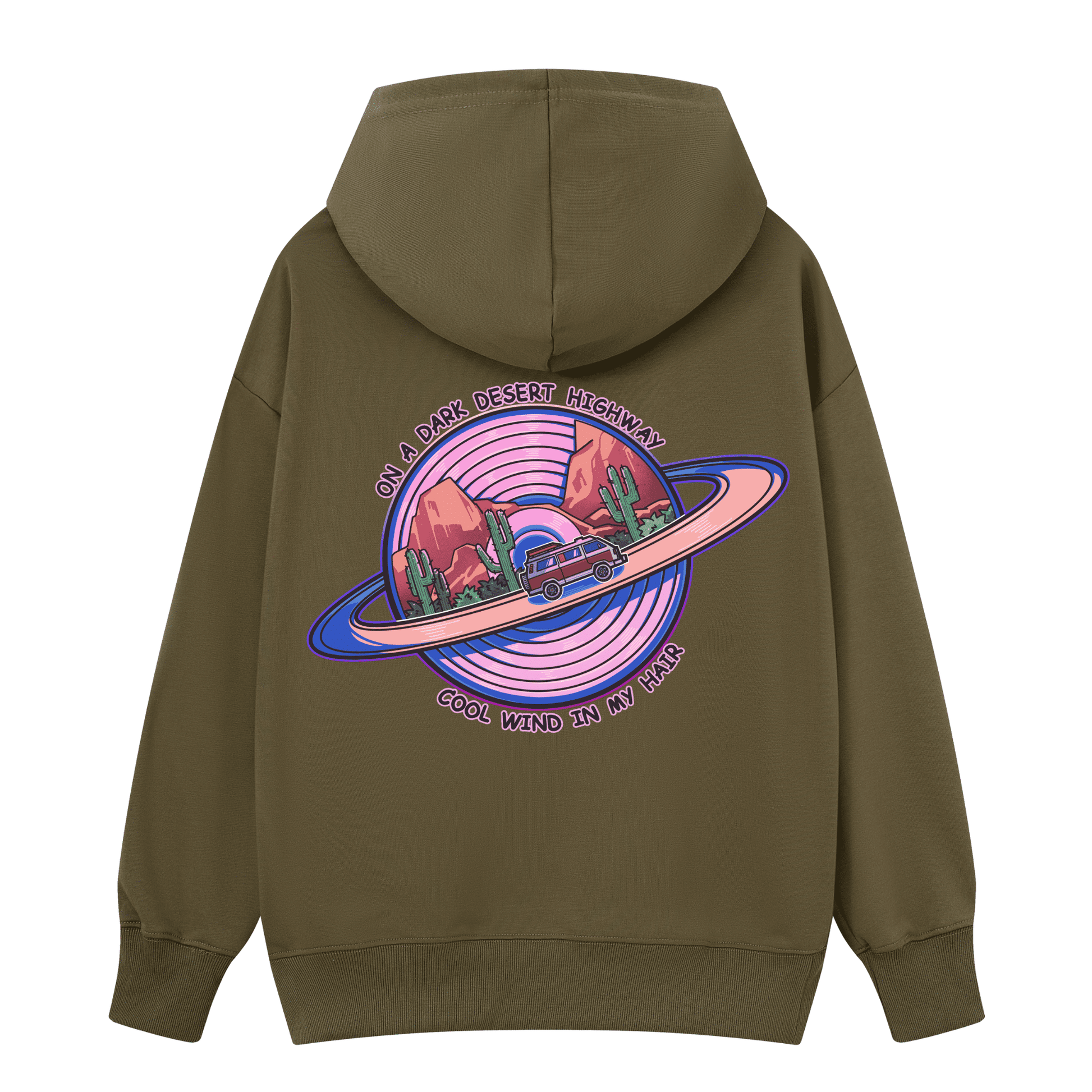 On A Dark Desert Highway Hoodie