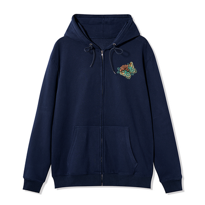 freeleaf-floral-skull-unisex-fleece-full-zip-hoodie