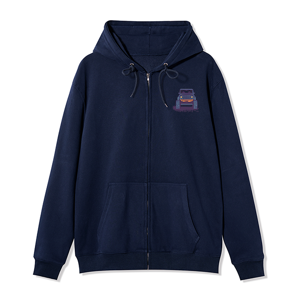 freeleaf-go-hiking-with-music-unisex-fleece-full-zip-hoodie