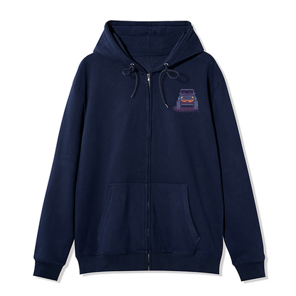 freeleaf-go-hiking-with-music-unisex-fleece-full-zip-hoodie