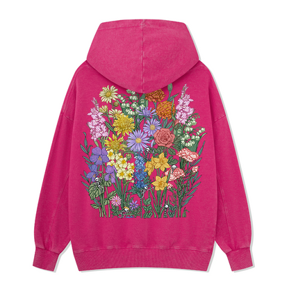 Freeleaf Whimsy in Bloom Unisex Nature Inspired Hoodie