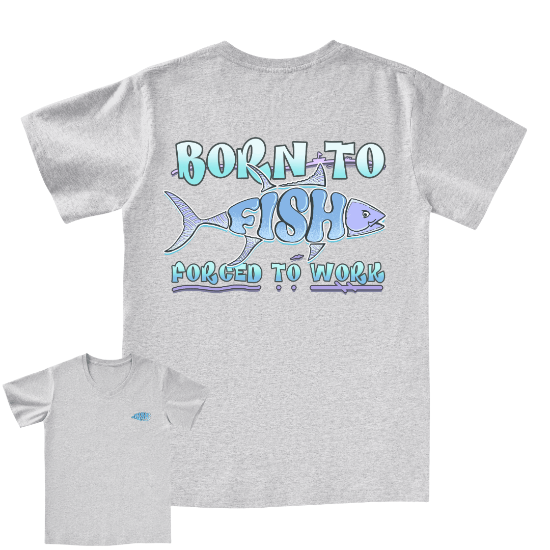 Born To Fish V-neck Tee