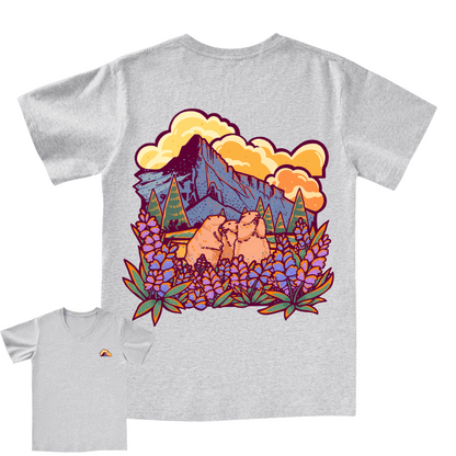 Mountain Mole V-neck Tee