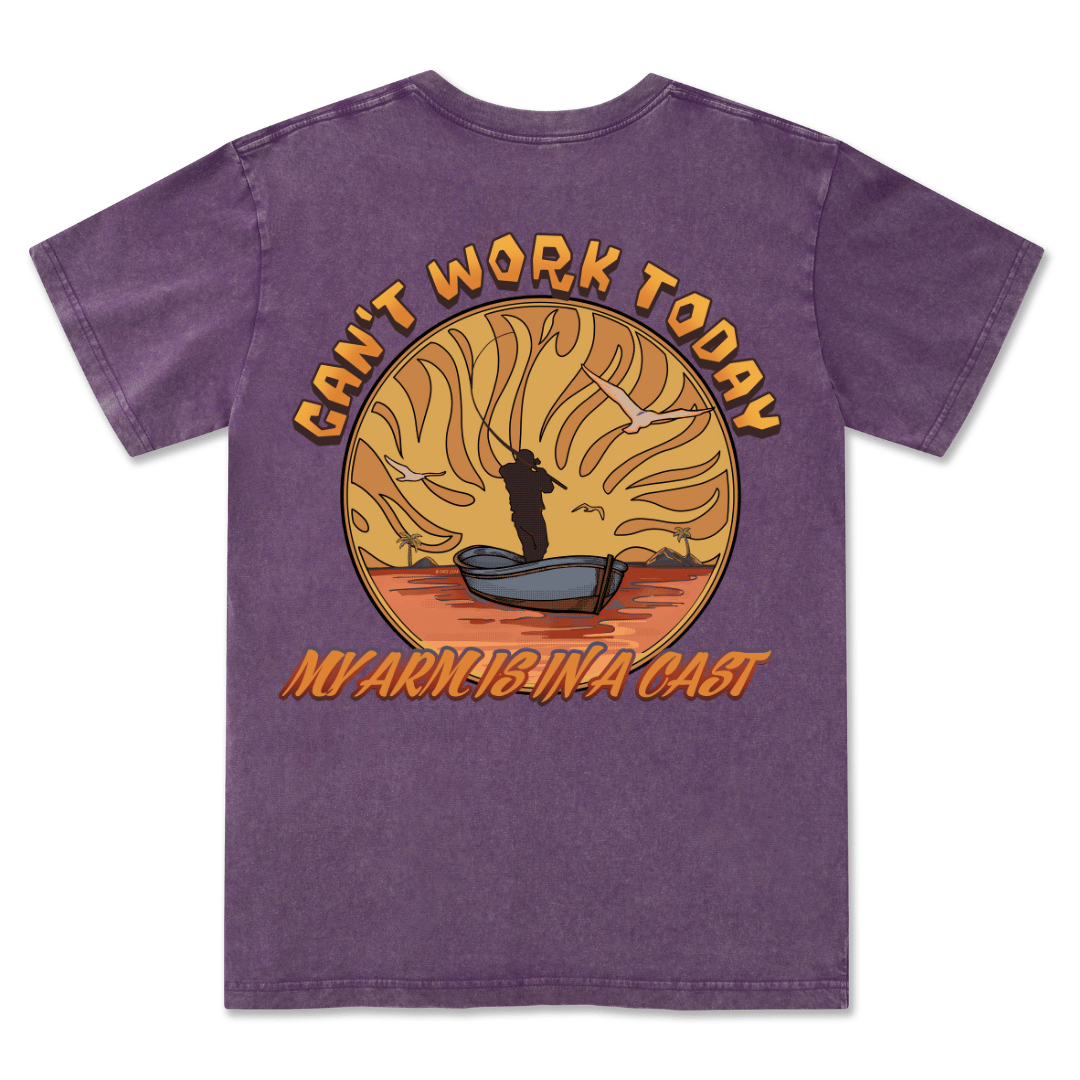 Can't Work Today Washed Tee