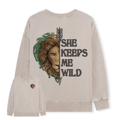 Freeleaf  Wild at Heart Love's Serenade Washed Sweatshirt