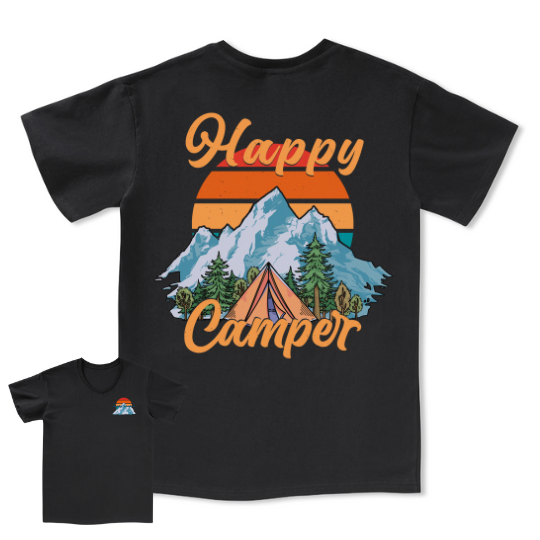 Happy Camper V-neck Tee