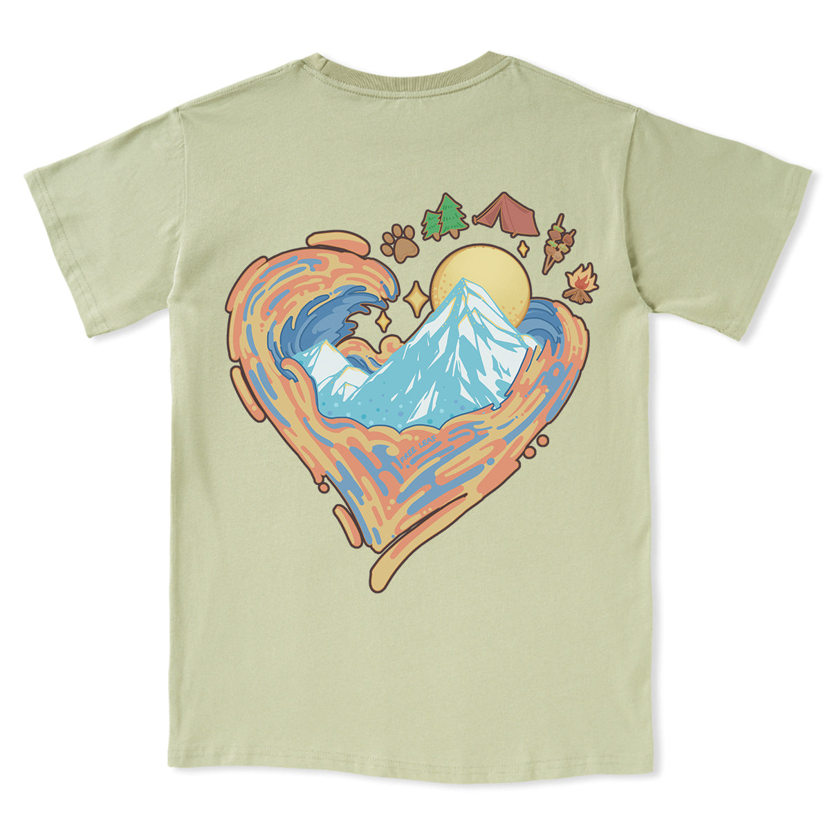 Freeleaf Heart of Wilderness Camping Tee
