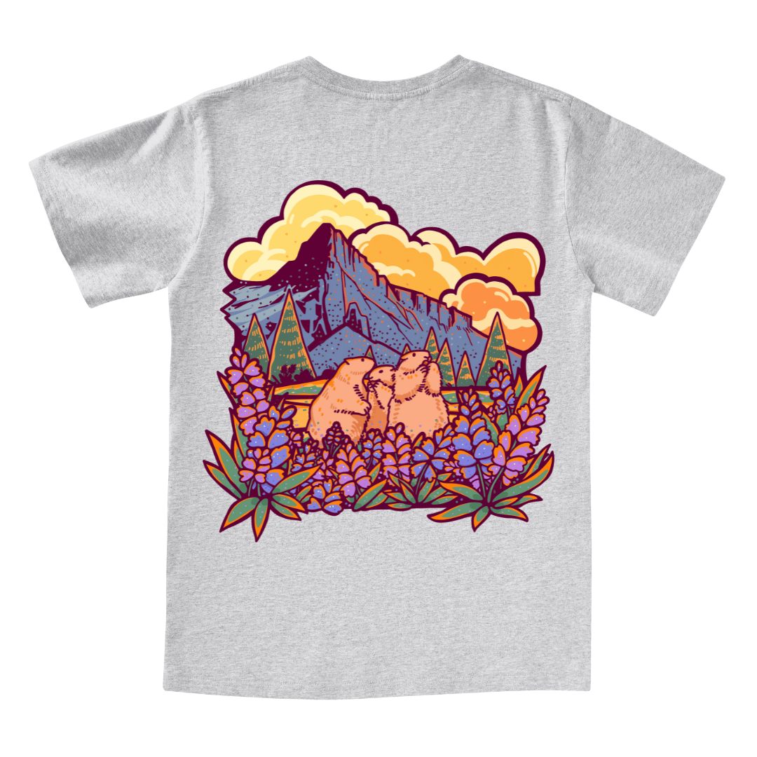 Mountain Mole V-neck Tee