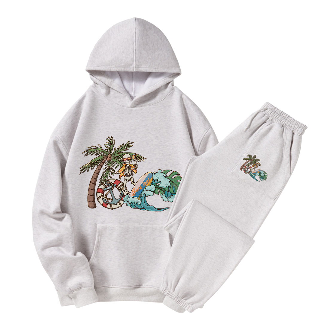 Freeleaf Eternal Summer Romance Adventure Unisex Nature Inspired Fleece Suit