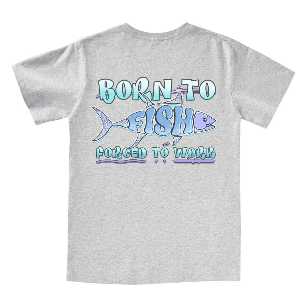 Born To Fish V-neck Tee