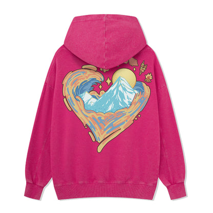 Freeleaf Heart of Wilderness Camping Unisex Nature Inspired Hoodie