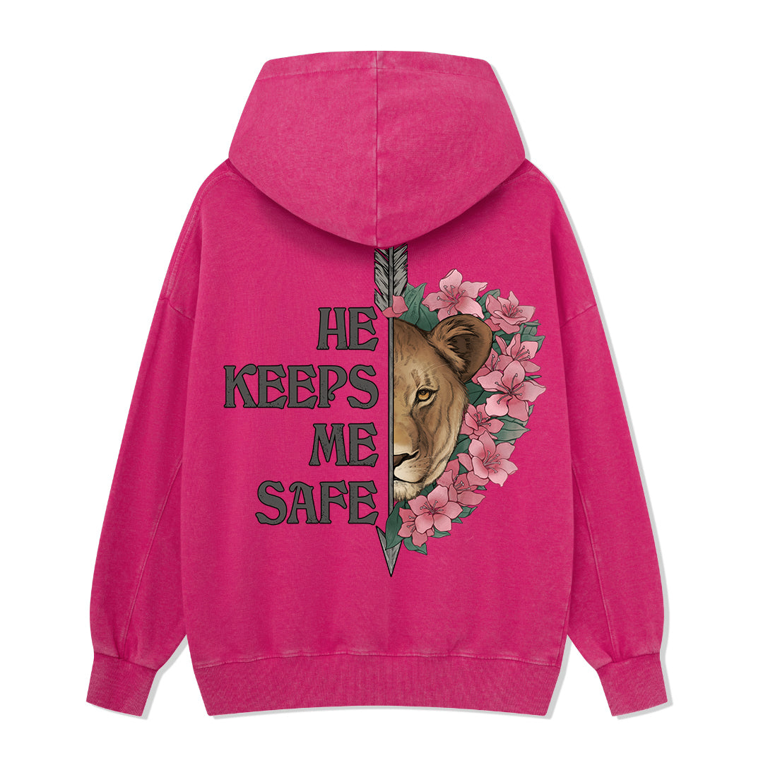 Freeleaf Wild at Heart Love Untamed Unisex Back-printed Hoodie