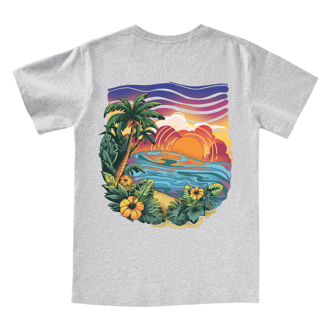 Golden Beach V-neck Tee