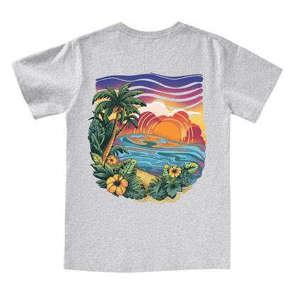 Golden Beach V-neck Tee