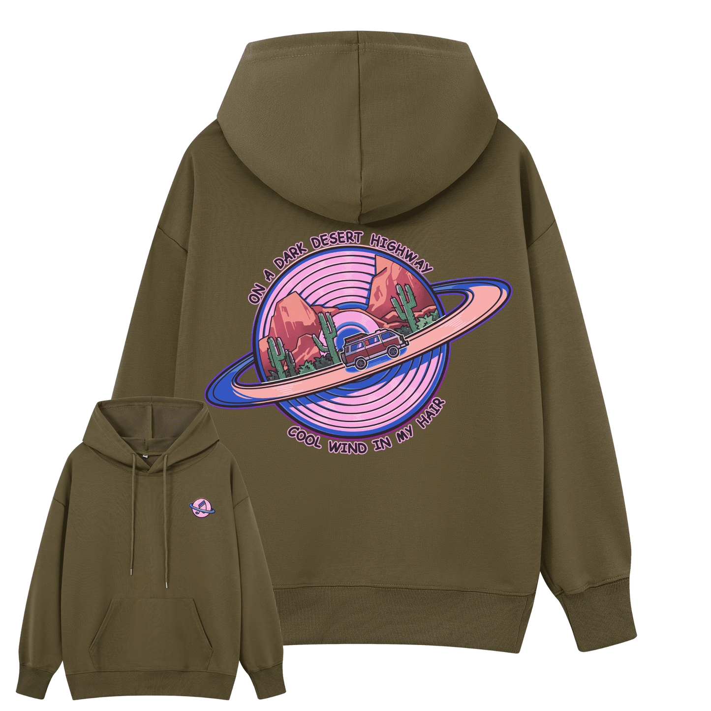 On A Dark Desert Highway Hoodie