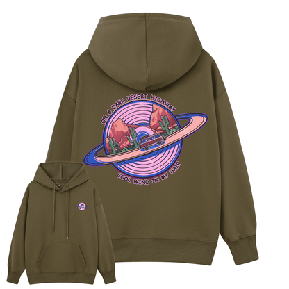 On A Dark Desert Highway Hoodie