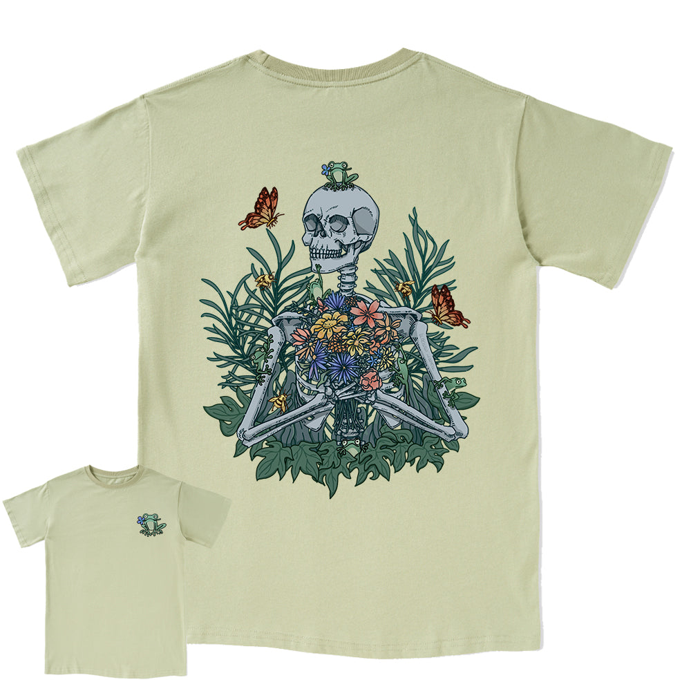 Freeleaf Rebirth in Bloom Camping Unisex Nature Inspired Tee