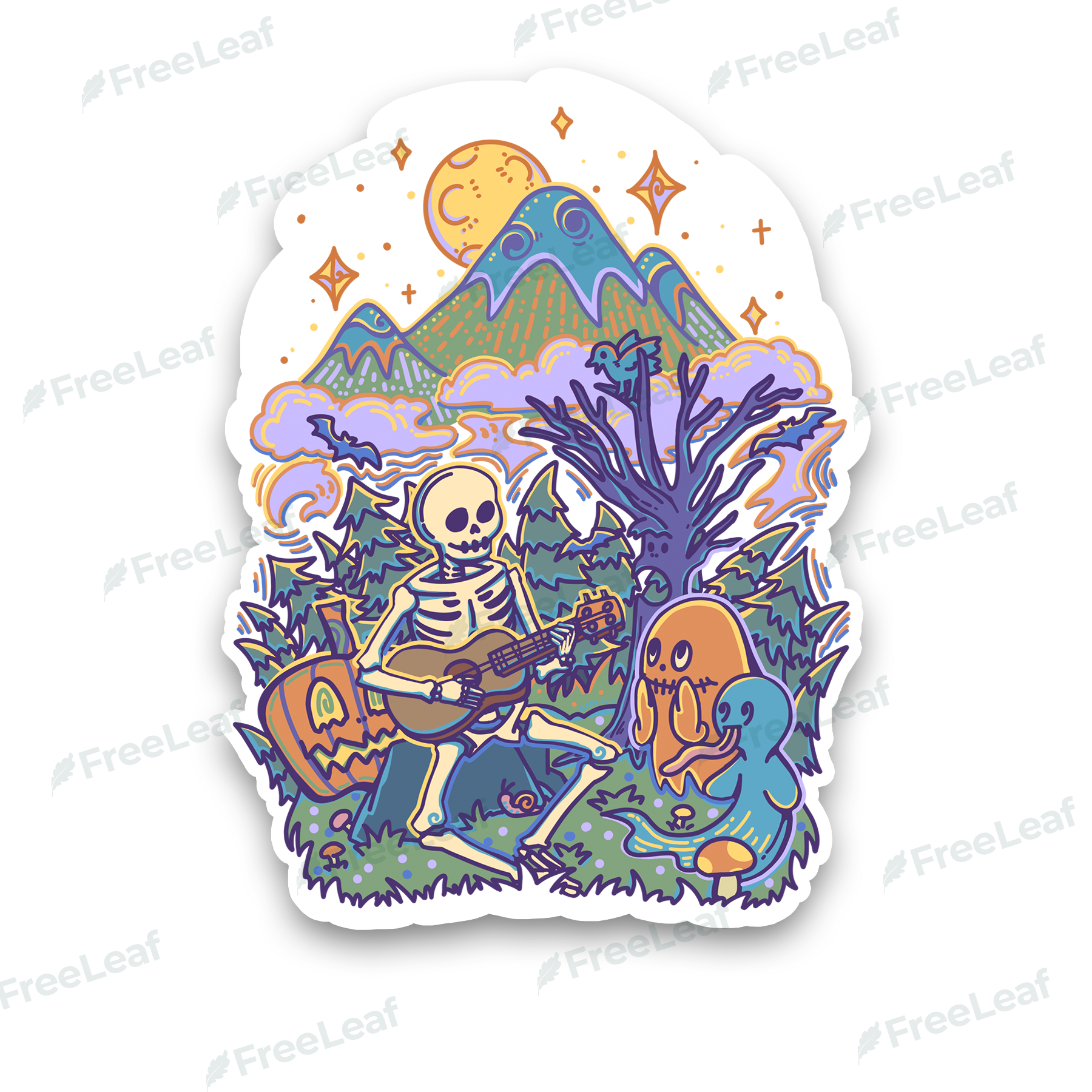 Fairy Tale Halloween Sticker