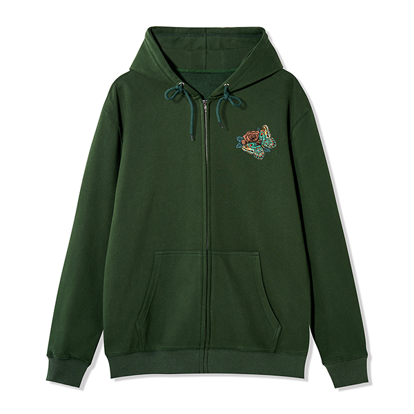 freeleaf-floral-skull-unisex-fleece-full-zip-hoodie