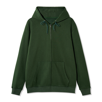Freeleaf You Make Me Feel Alive Back-printed Unisex Nature Inspired Fleece Full-Zip Hoodie