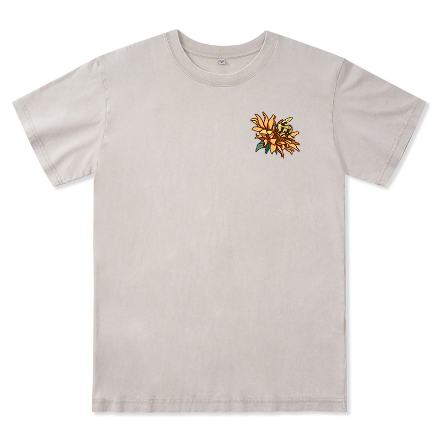 Freeleaf Sunshine Makes Me Happy Washed Tee
