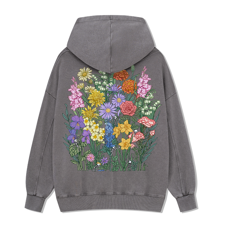 Freeleaf Whimsy in Bloom Unisex Nature Inspired Hoodie