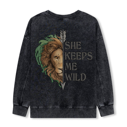 Freeleaf  Wild at Heart Love's Serenade Washed Sweatshirt