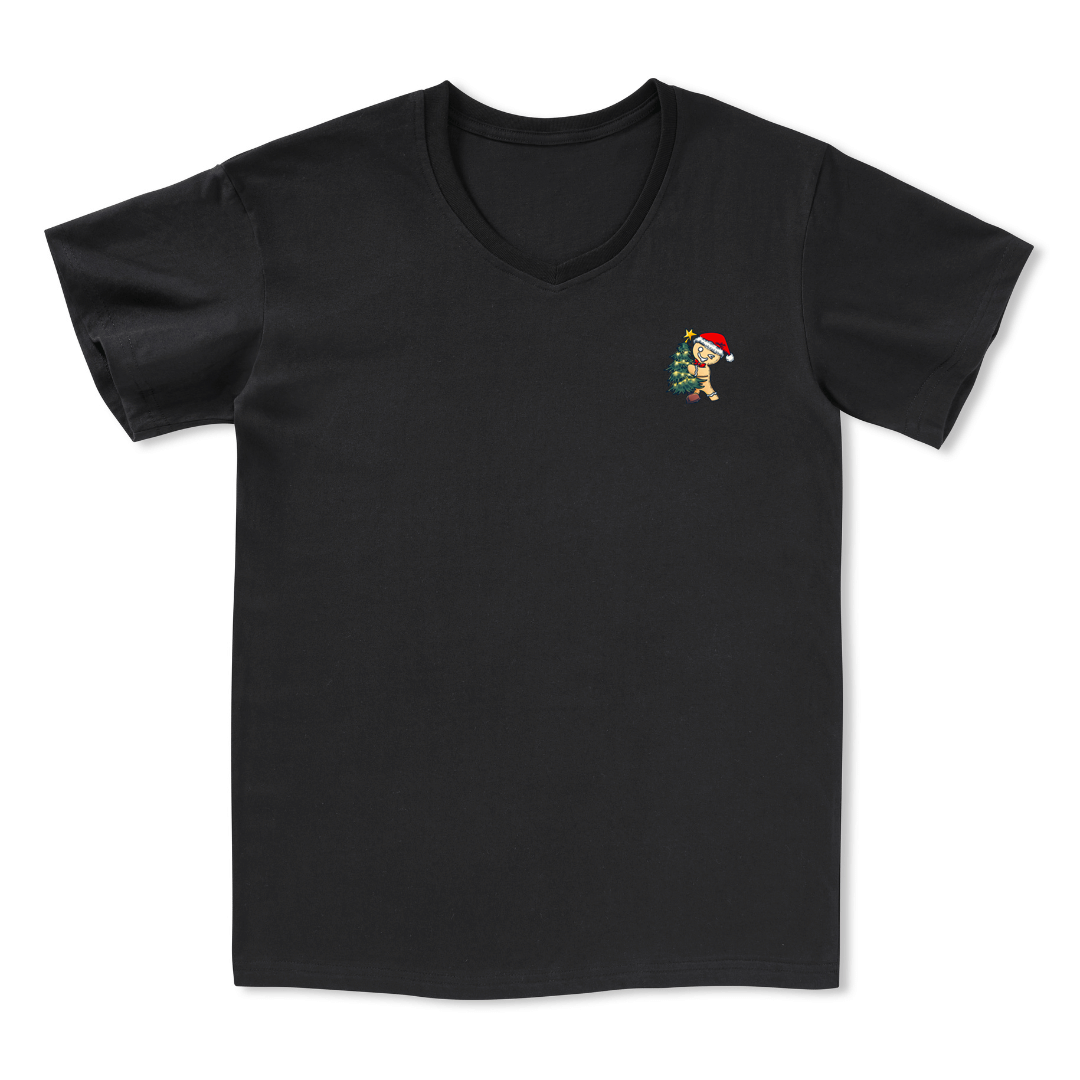 Merry Christmas V-neck Tee