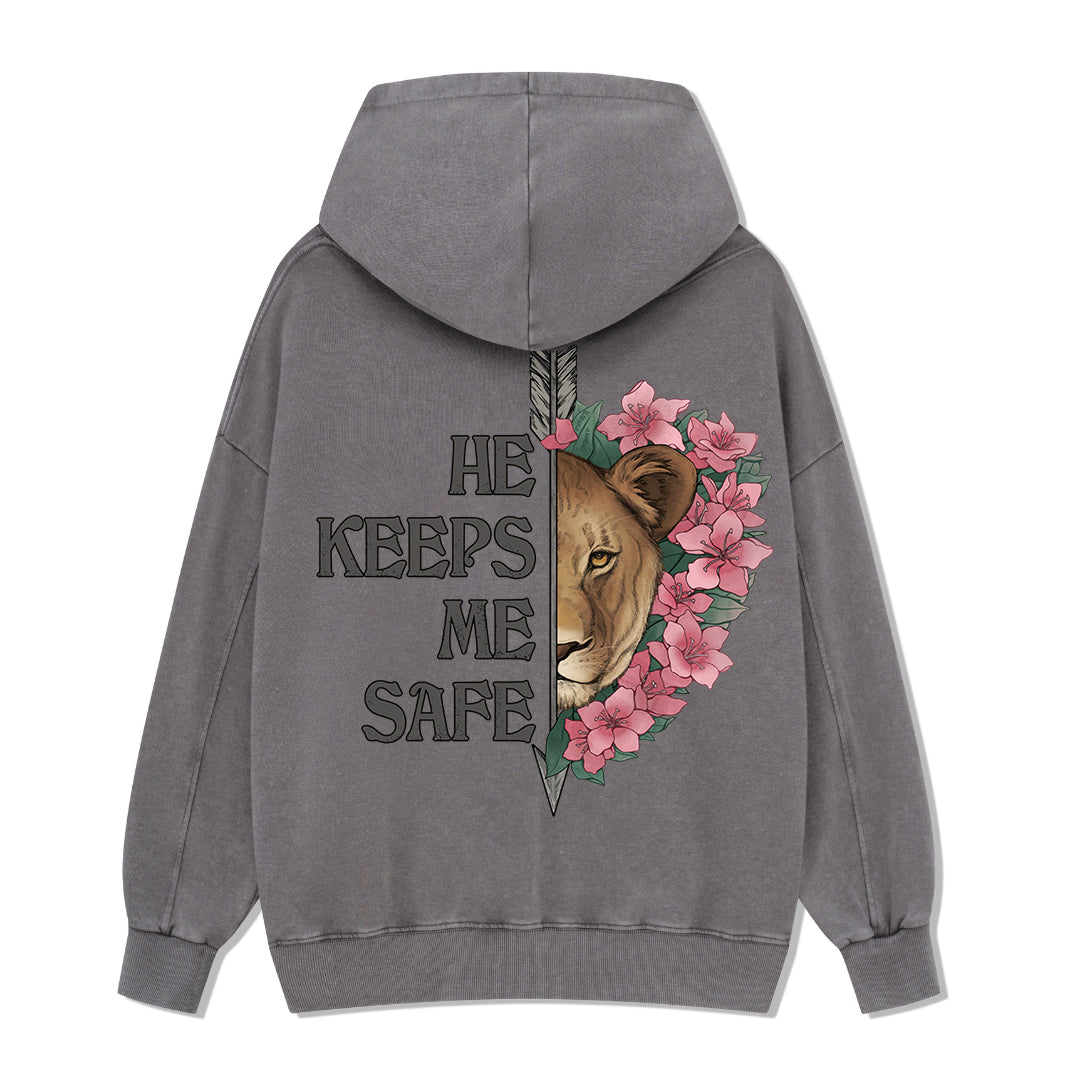Freeleaf Wild at Heart Love Untamed Unisex Back-printed Hoodie