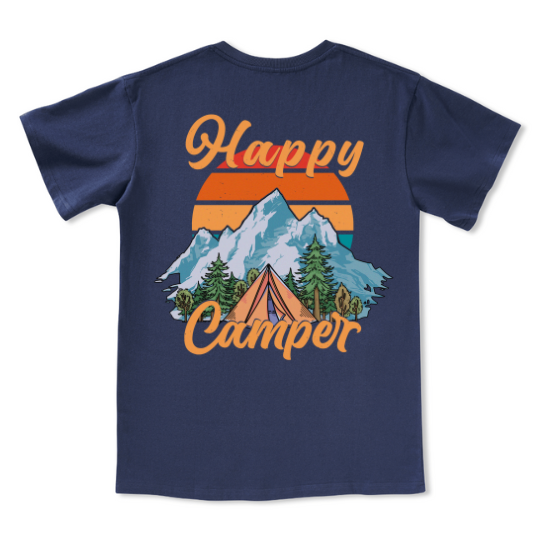 Happy Camper V-neck Tee