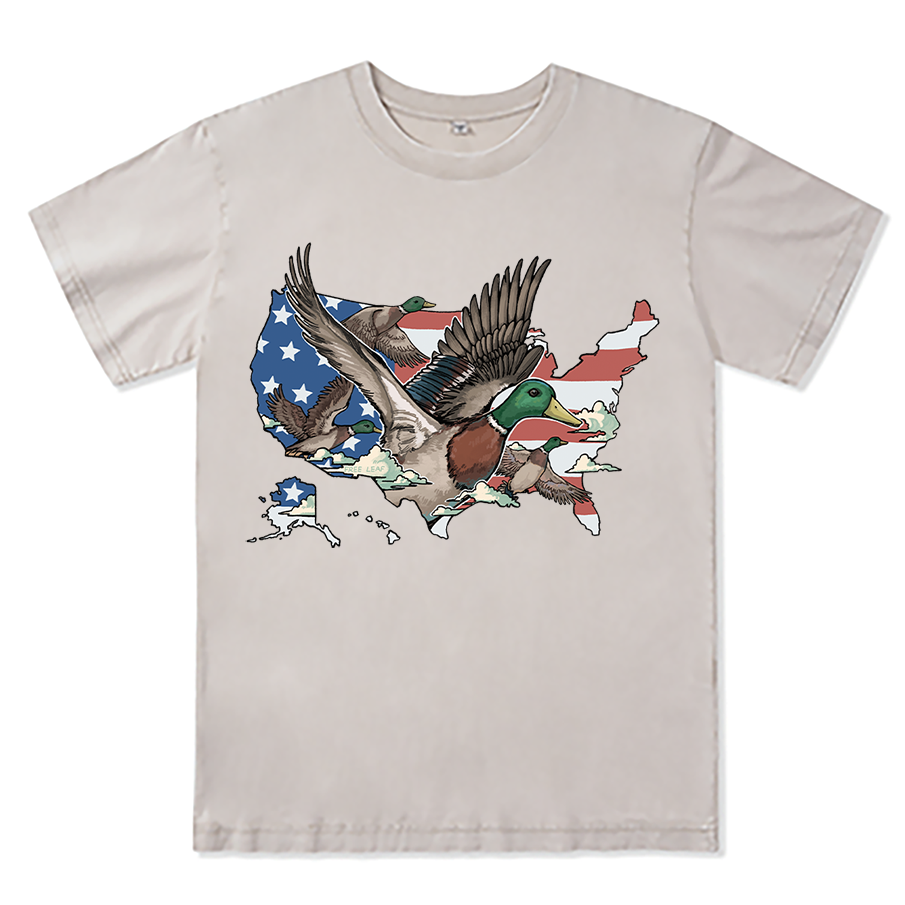Freeleaf Duck Patriot Unisex Washed Tee