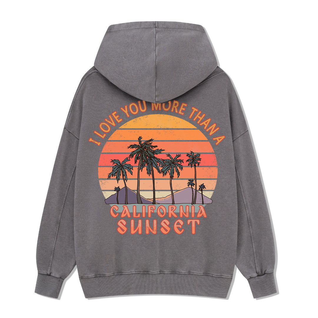 Freeleaf Sunset Reverie Unisex Back-printed Hoodie