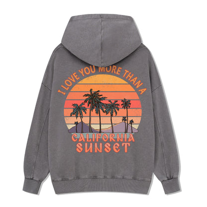 Freeleaf Sunset Reverie Unisex Back-printed Hoodie