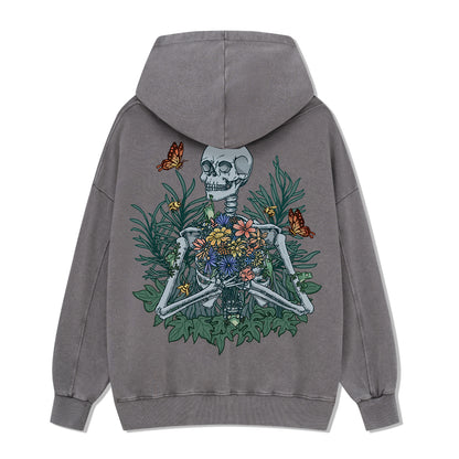 Freeleaf Rebirth in Bloom Unisex Nature Inspired Hoodie