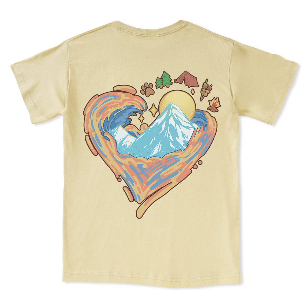 Freeleaf Heart of Wilderness Camping Tee
