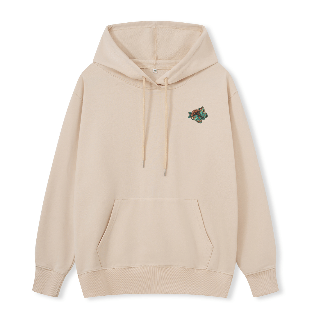 Floral Skull Hoodie