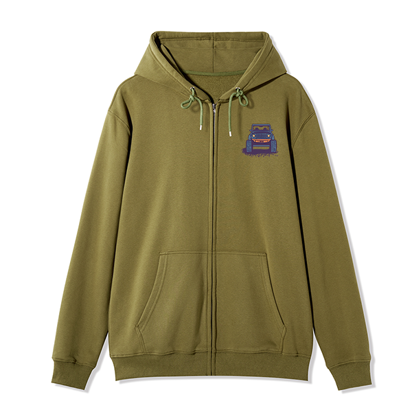 freeleaf-go-hiking-with-music-unisex-fleece-full-zip-hoodie