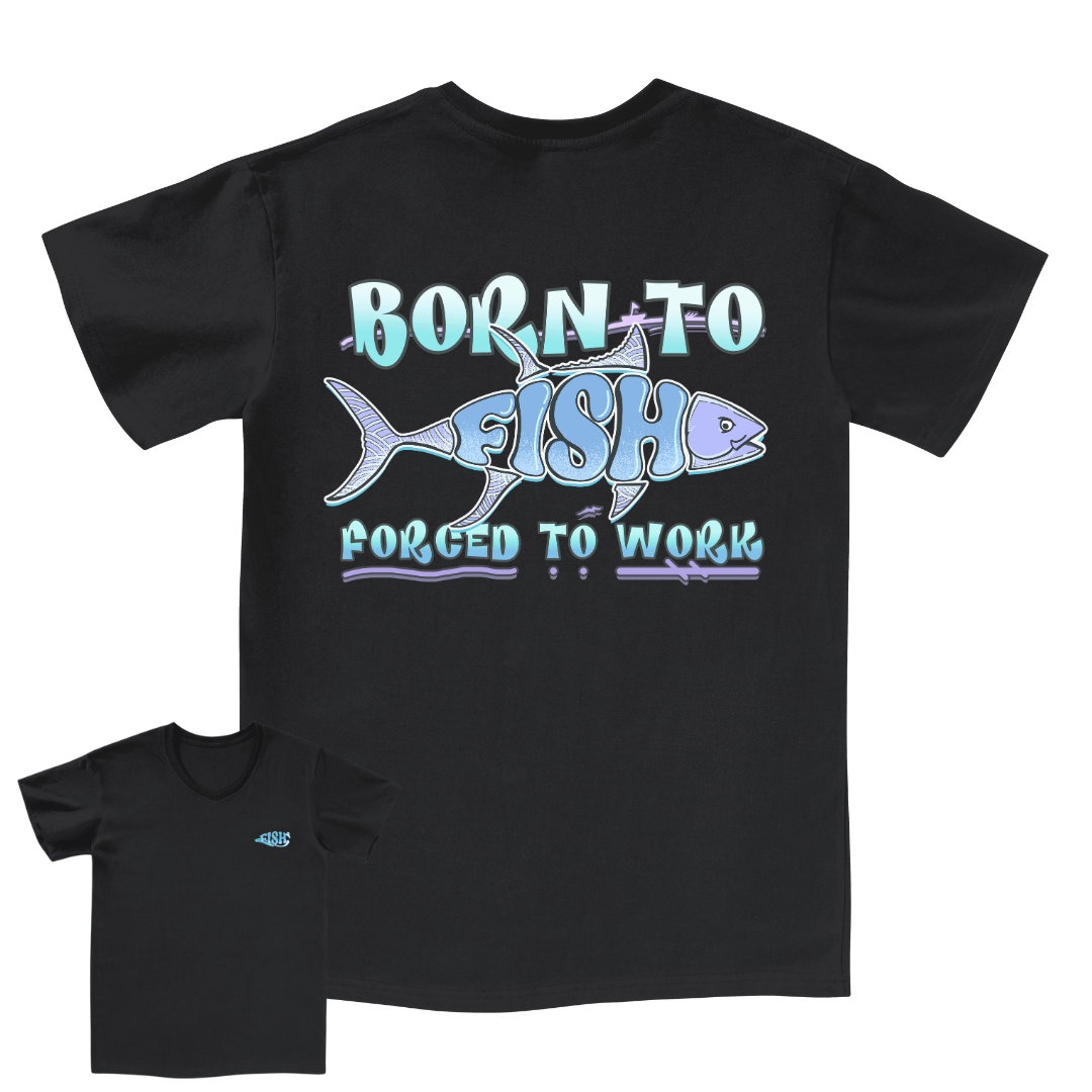 Born To Fish V-neck Tee