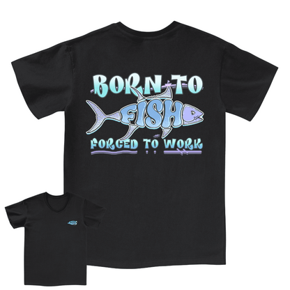 Born To Fish V-neck Tee
