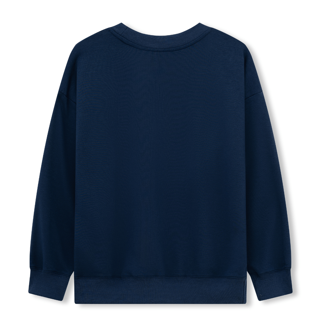 Spring Flower Front-printed Sweatshirt