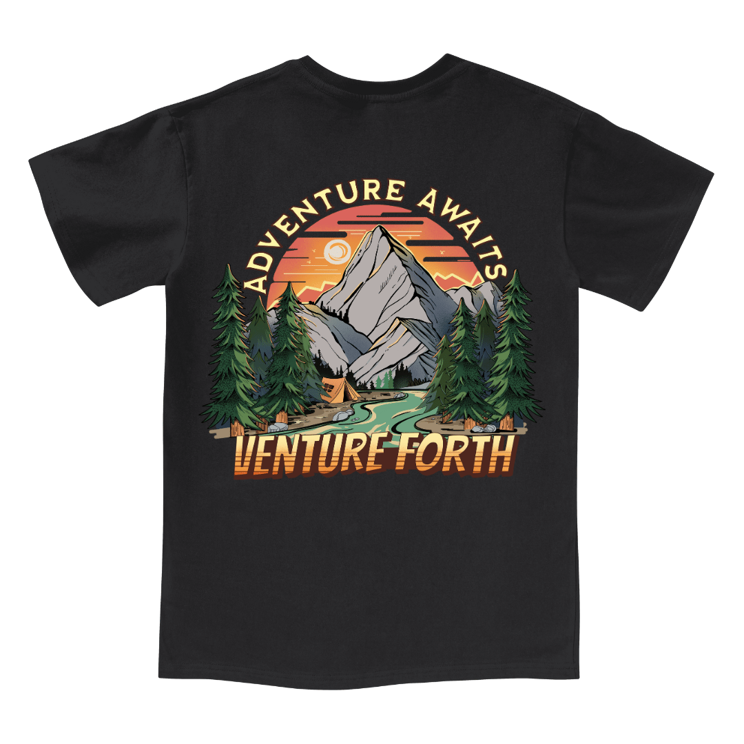 Adventure Awaits V-neck Tee