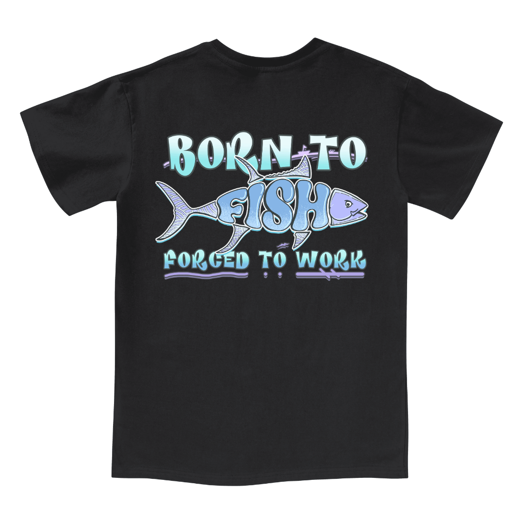 Born To Fish V-neck Tee