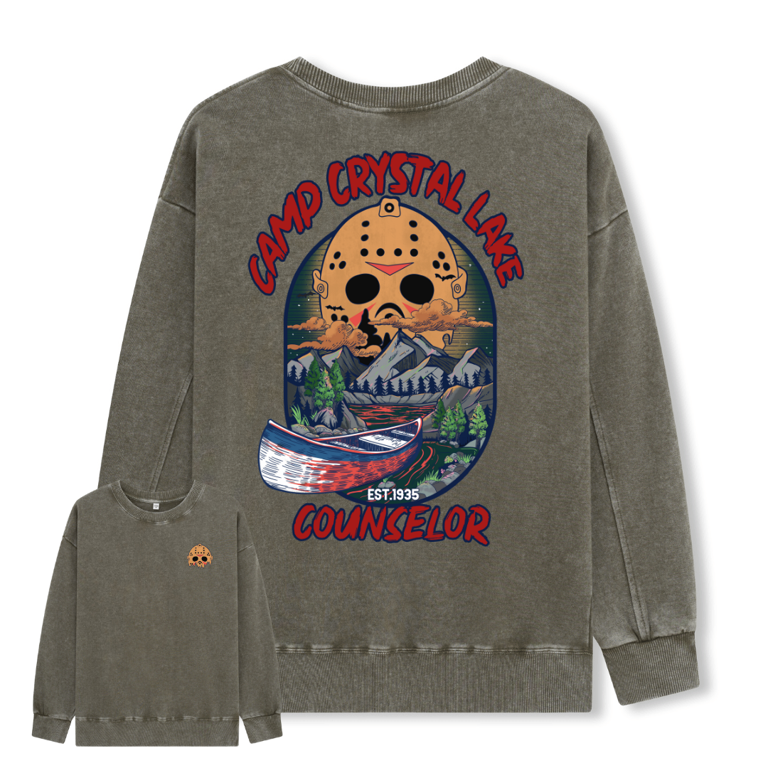 Camp Crystal Lake Washed Sweatshirt